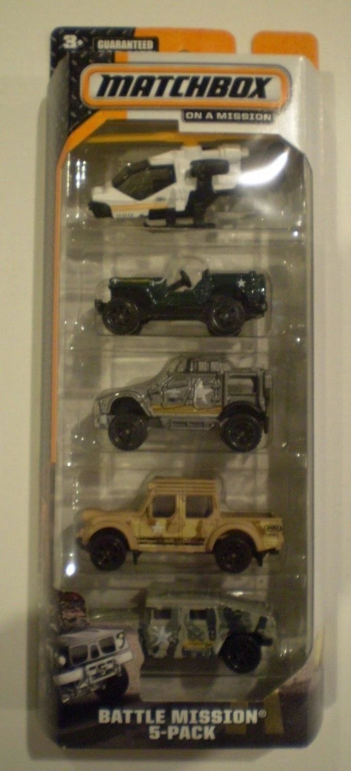 Hot Wheels Battle Mission 5-Pack