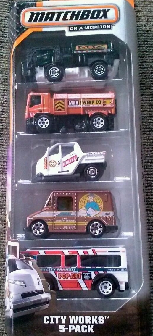 Hot Wheels City Works 5-Pack