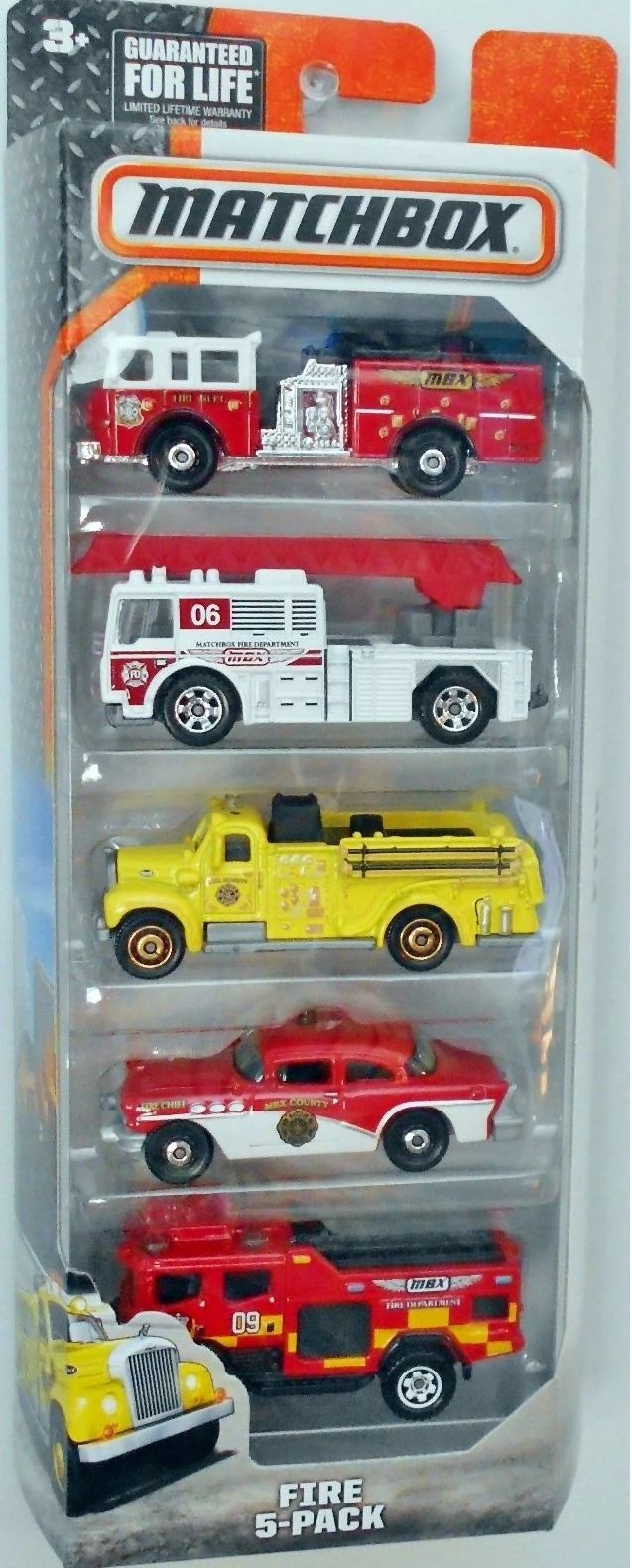 Hot Wheels Fire 5-Pack
