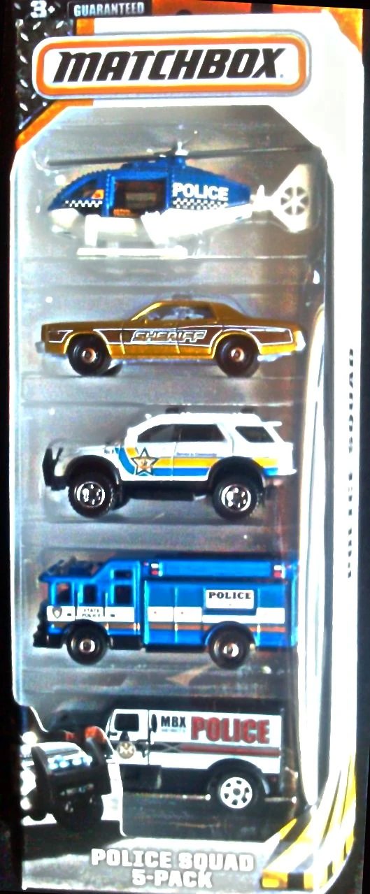 Hot Wheels Police Squad 5-Pack