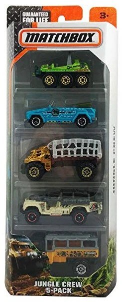 Hot Wheels Jungle Crew 5-Pack