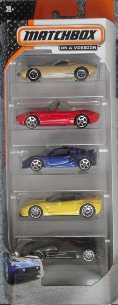 Hot Wheels MBX Exotics 5-Pack