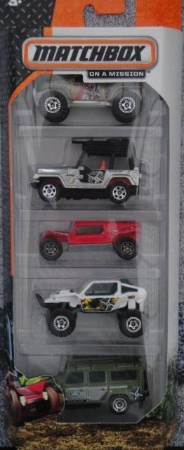 Hot Wheels Jungle Recon 5-Pack