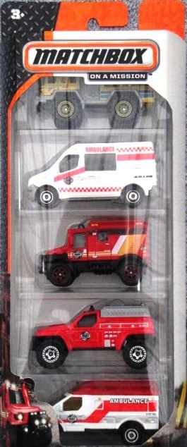 Hot Wheels Rescue Duty 5-Pack