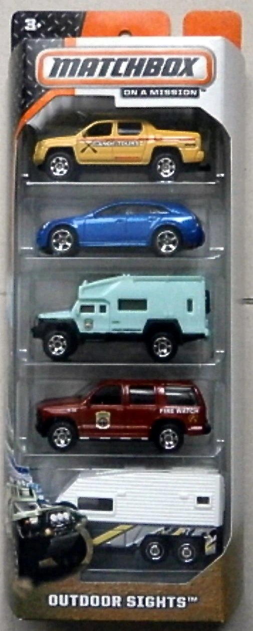 Hot Wheels Outdoor Sights 5-Pack
