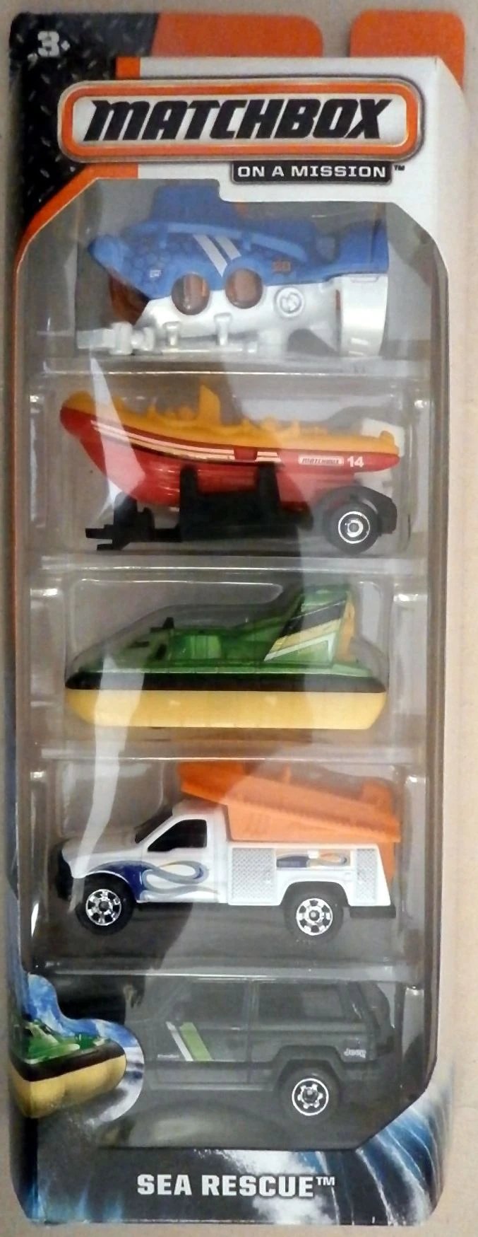 Hot Wheels Sea Rescue 5-Pack