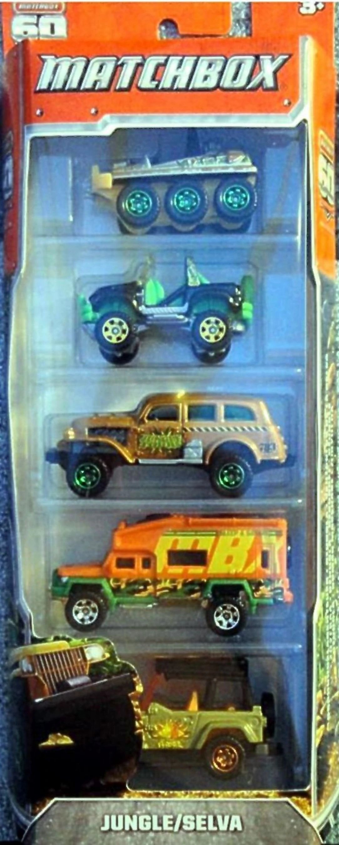 Hot Wheels Jungle 5-Pack