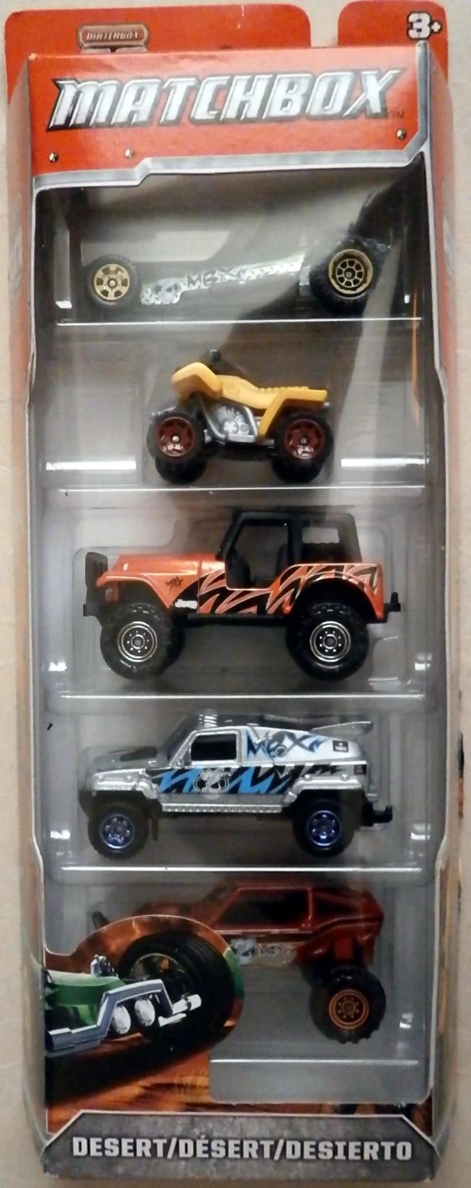 Hot Wheels Desert 5-Pack