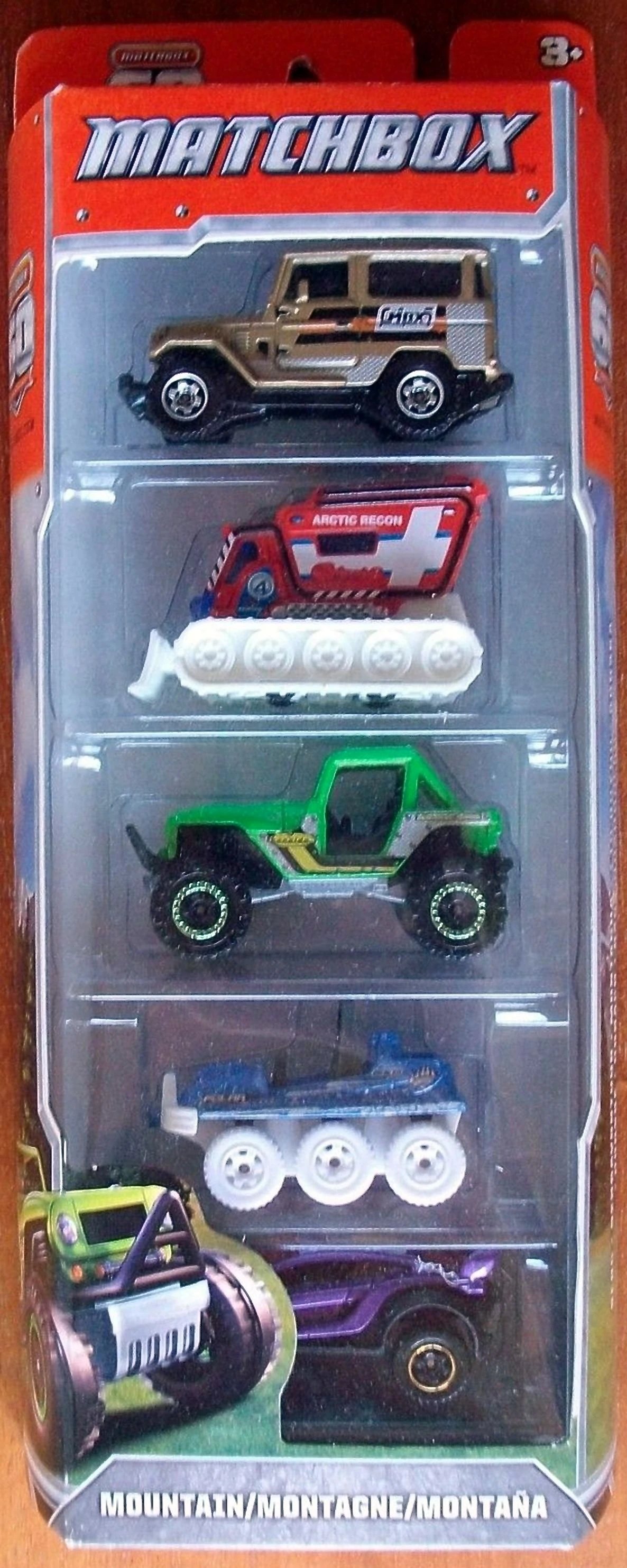 Hot Wheels Mountain 5-Pack