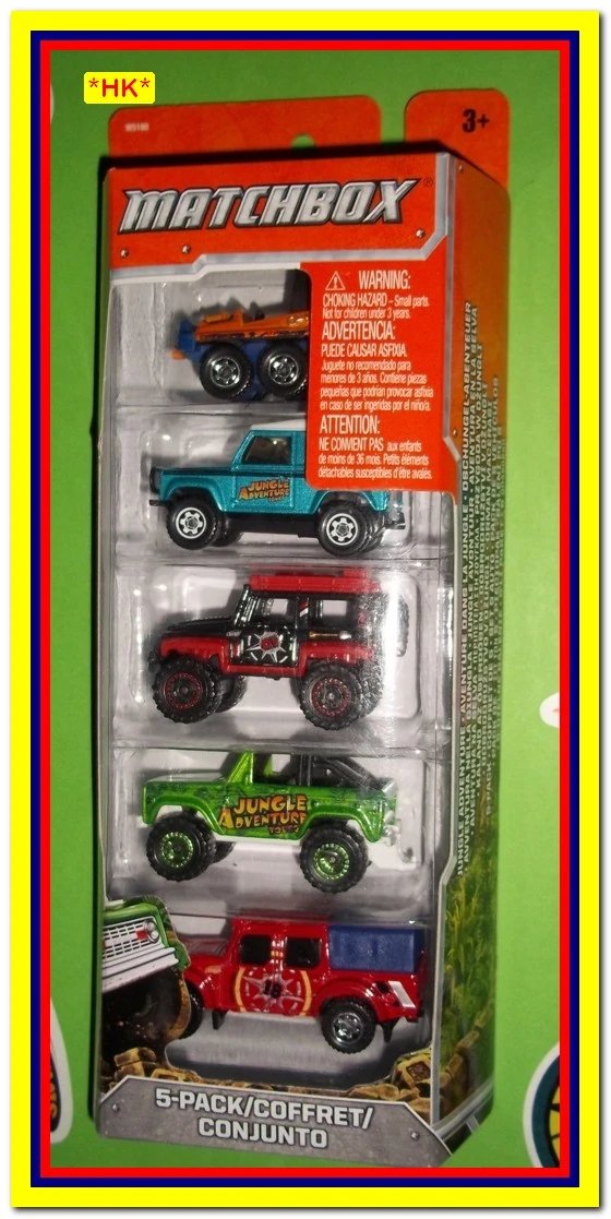 Hot Wheels Jungle Adventure 5-Pack