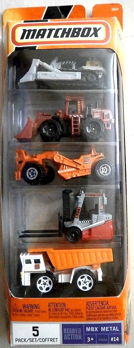 Hot Wheels Construction 5-Pack