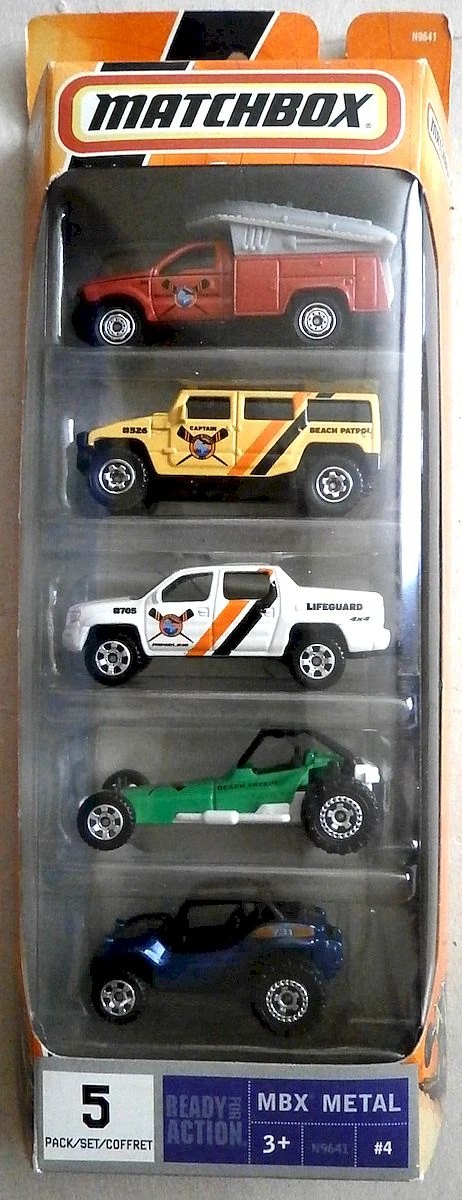 Hot Wheels Beach Patrol 5-Pack