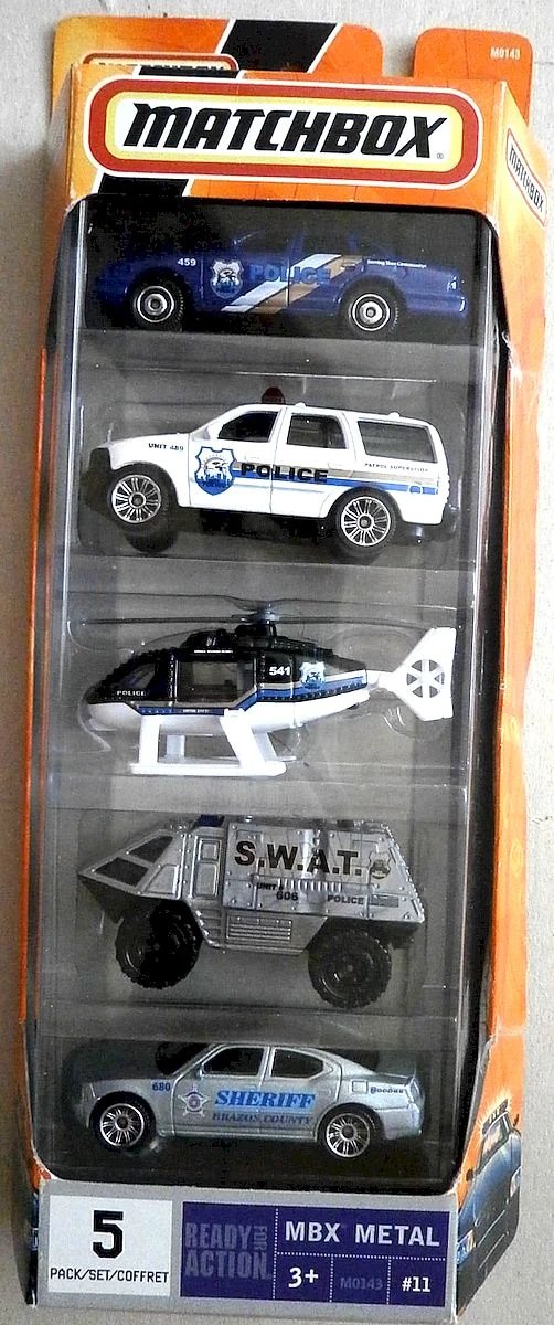 Hot Wheels Police 5-Pack