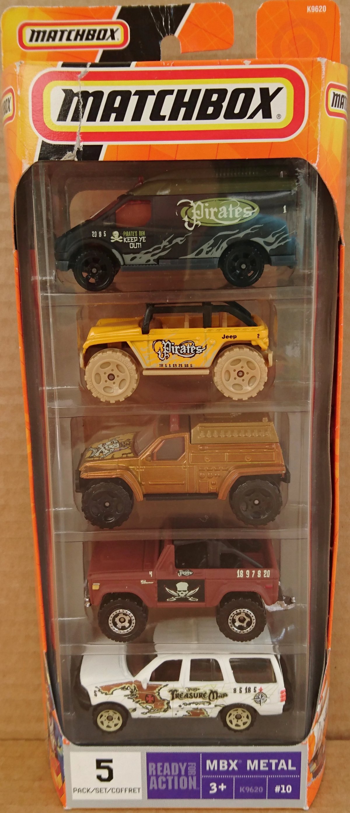 Hot Wheels Pirates 5-Pack