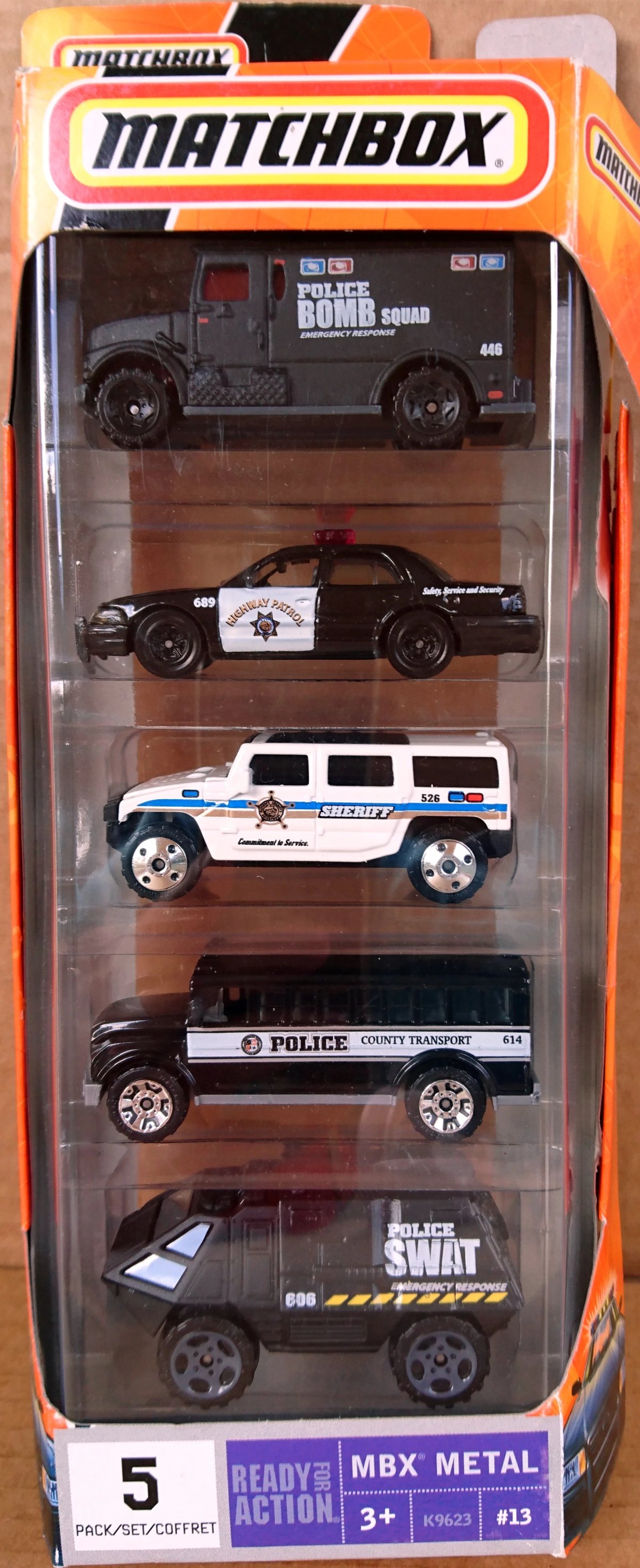 Hot Wheels Police 5-Pack