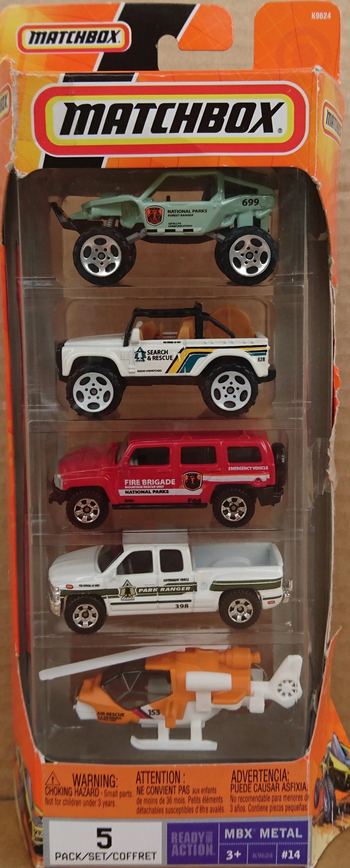 Hot Wheels Mountain Heroes 5-Pack