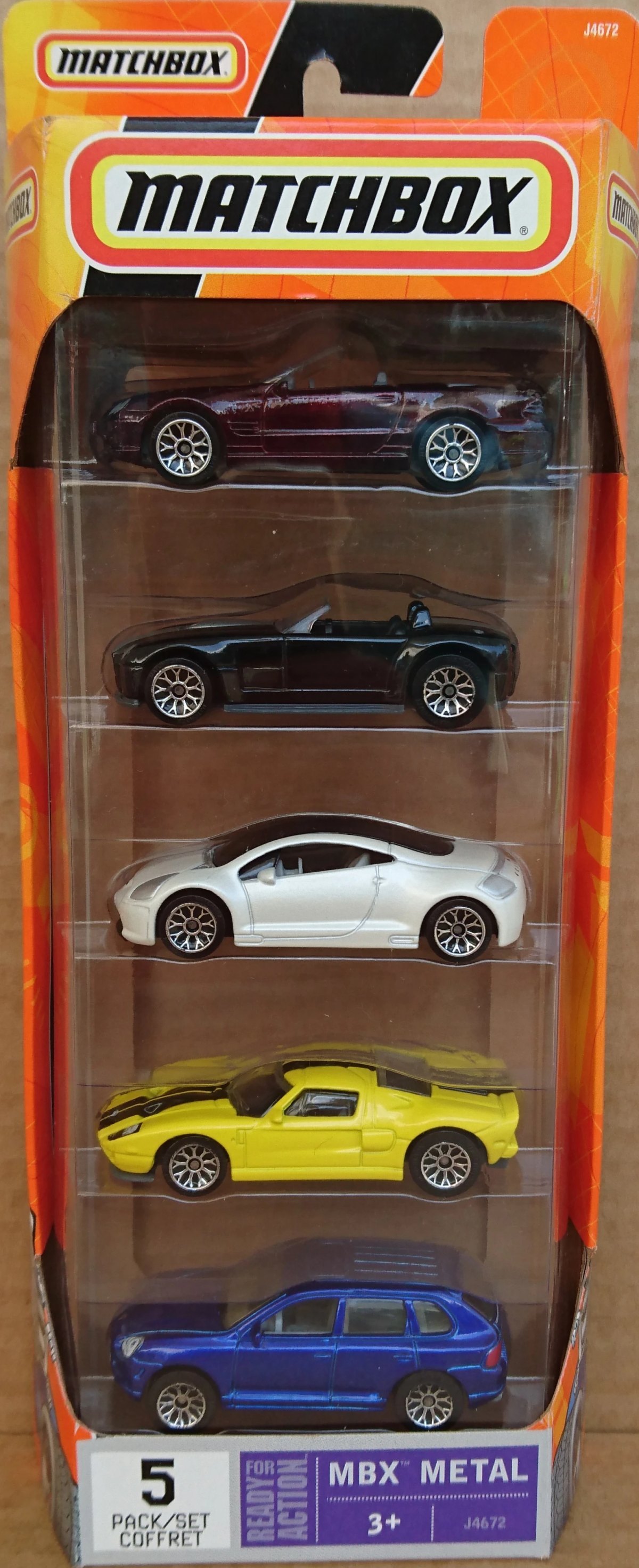 Hot Wheels Showroom Cars 5-Pack