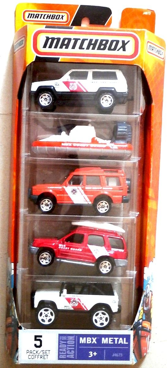 Hot Wheels Coast Guard 5-Pack