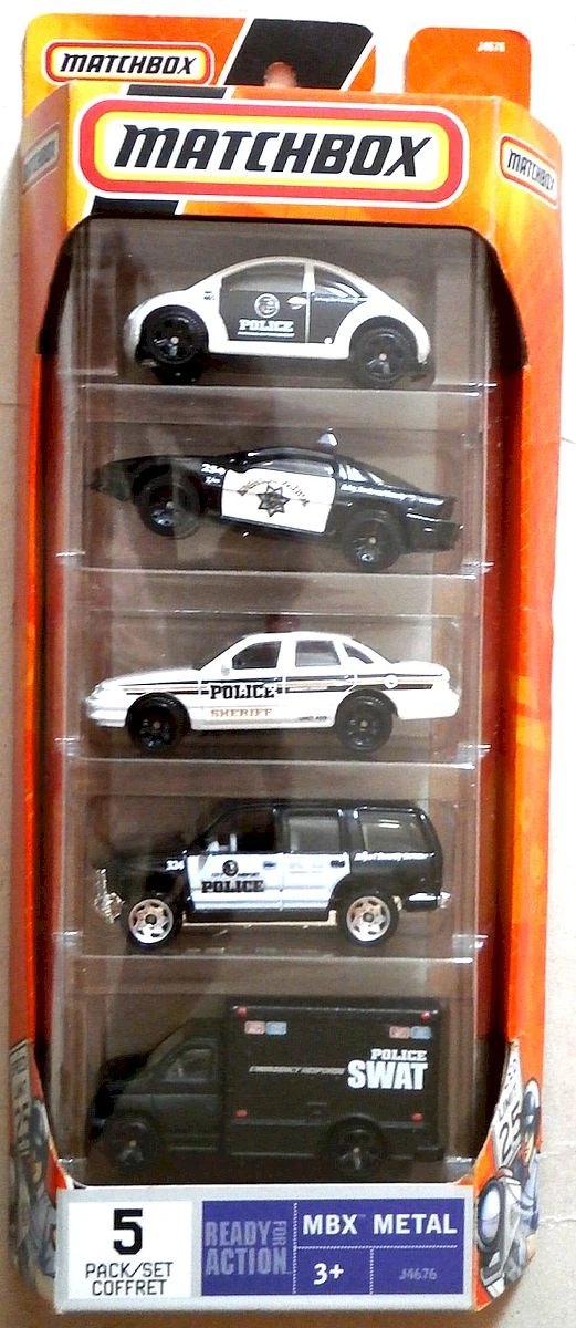 Hot Wheels Police 5-Pack