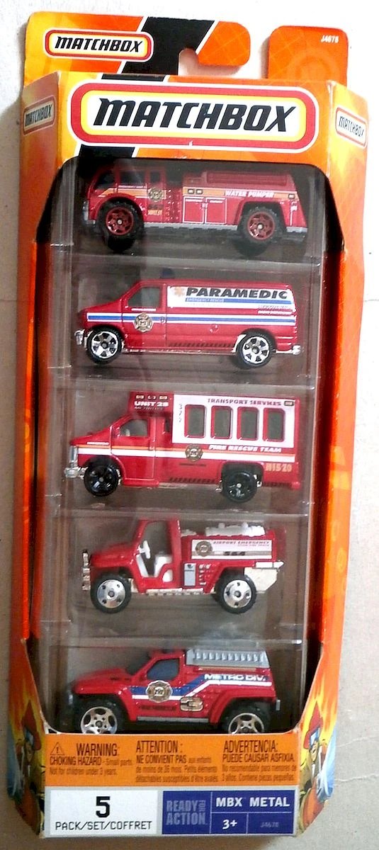 Hot Wheels Fire 5-Pack