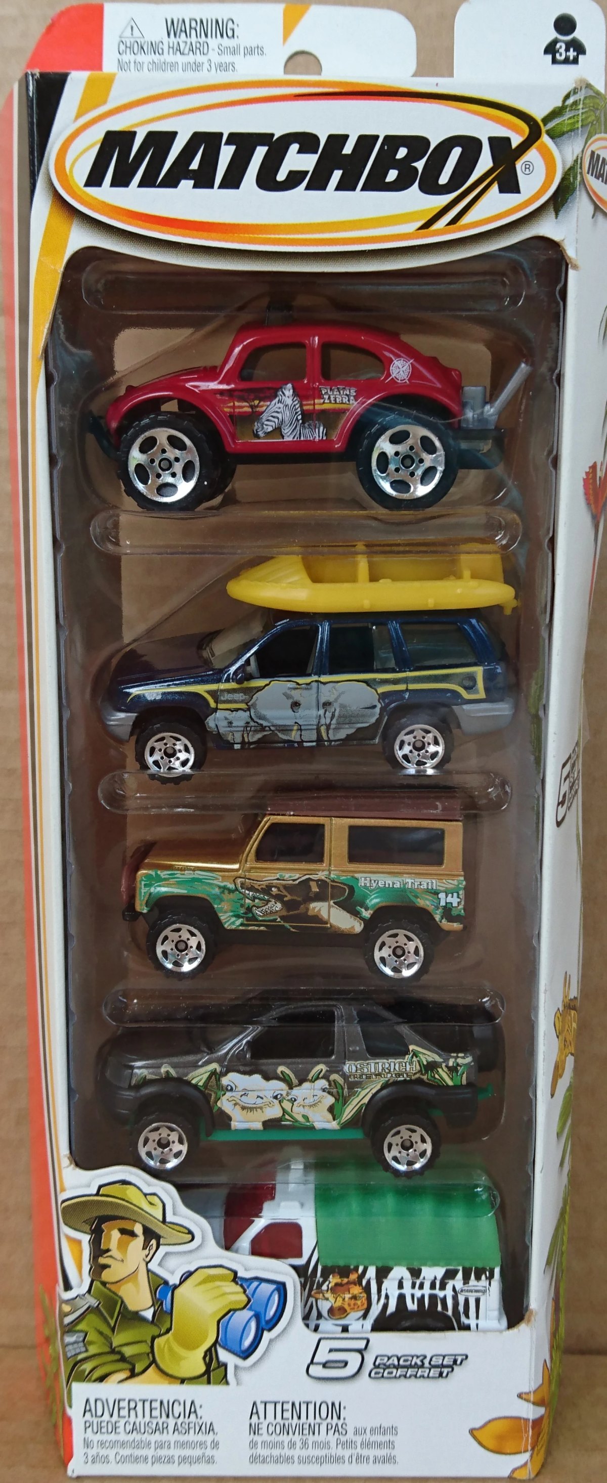 Hot Wheels Jungle Adventure 5-Pack