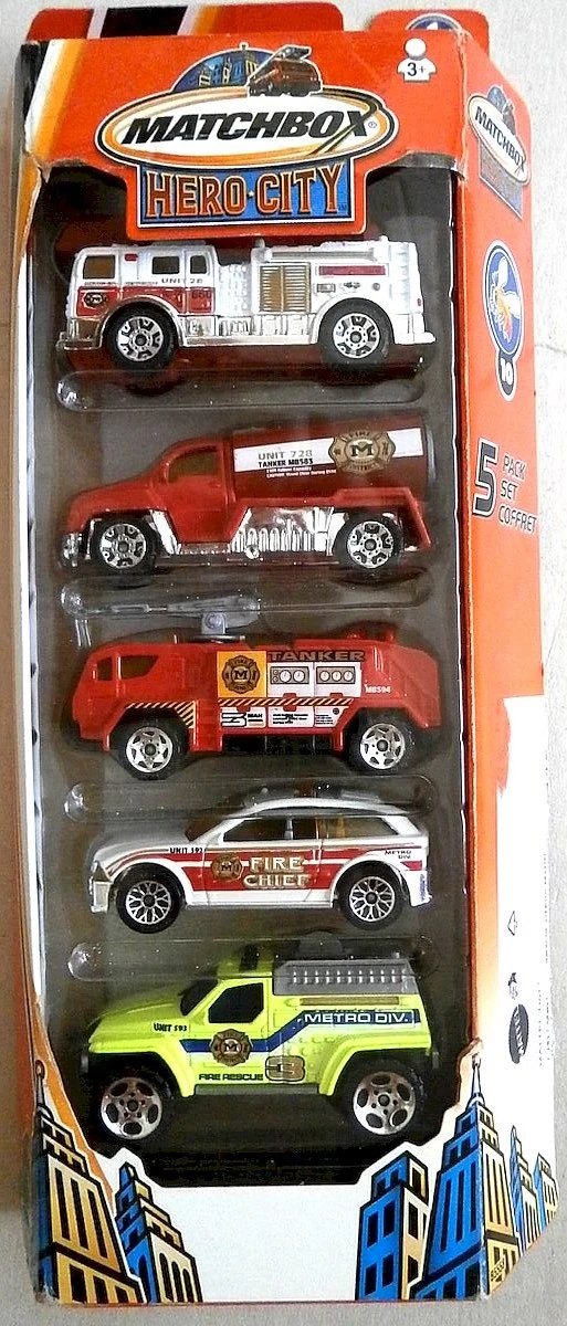Hot Wheels Fire 2 5-Pack