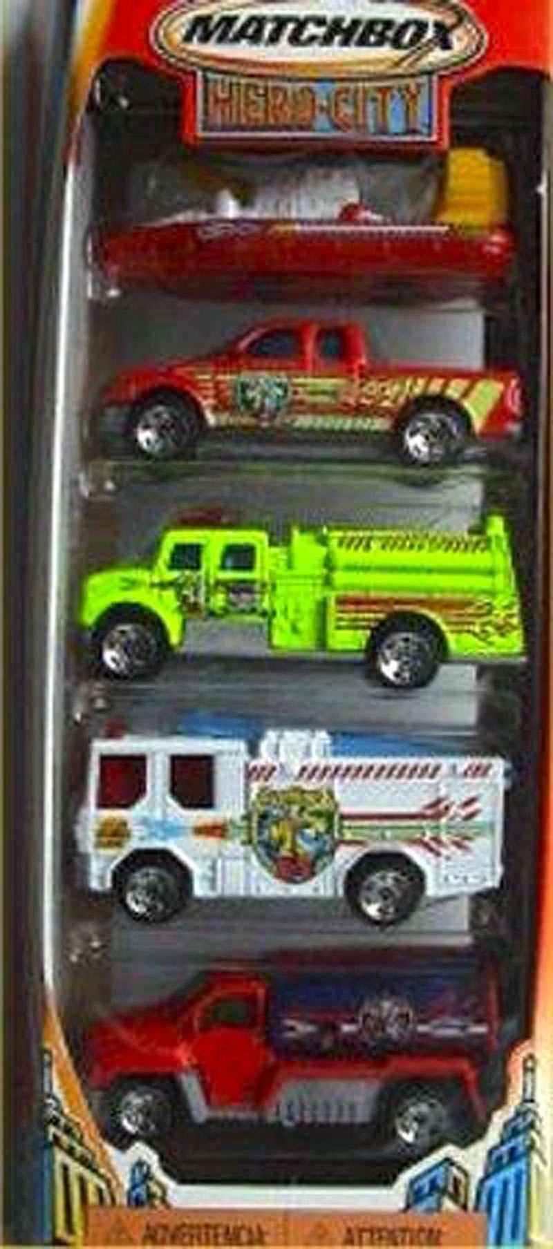 Hot Wheels Fire Chiefs 5-Pack