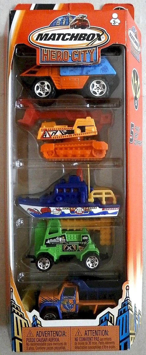 Hot Wheels Disaster Crew 5-Pack