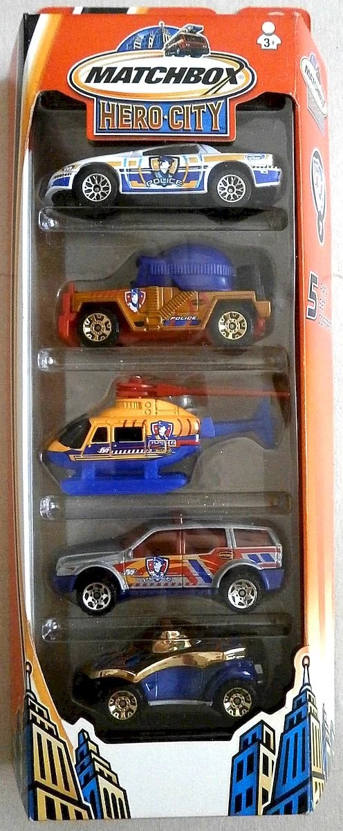 Hot Wheels Police 5-Pack