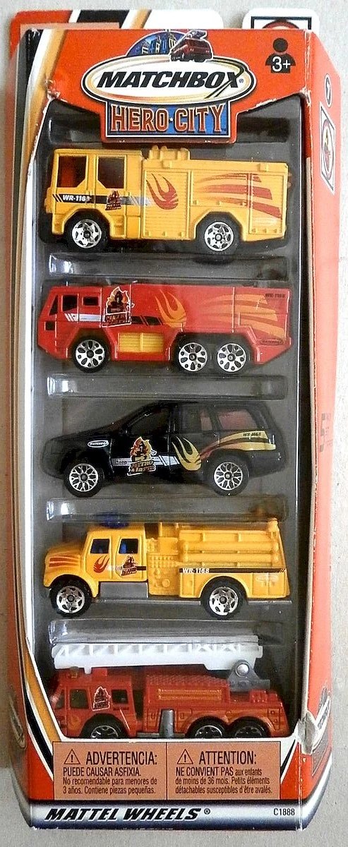 Hot Wheels Fire Drenchers 5-Pack