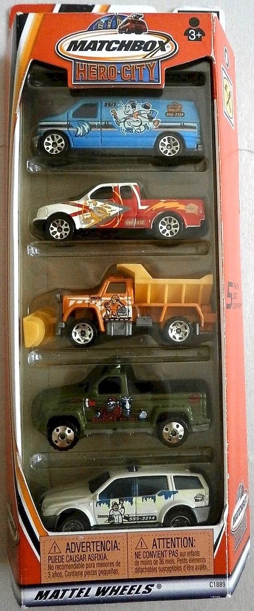 Hot Wheels On the Jobs 5-Pack