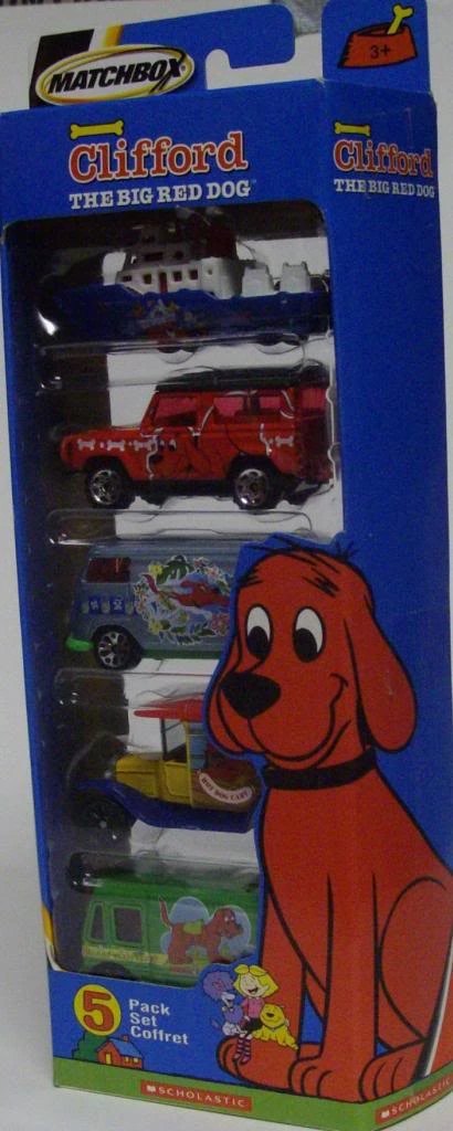 Hot Wheels Clifford 5-Pack
