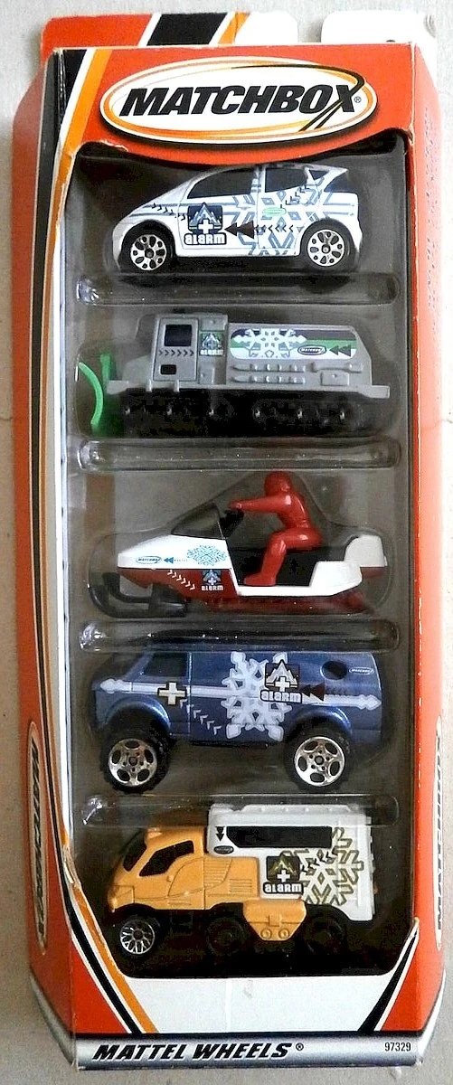 Hot Wheels Snow Cappers 5-Pack