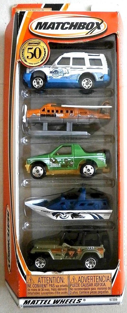 Hot Wheels World Zoo 5-Pack