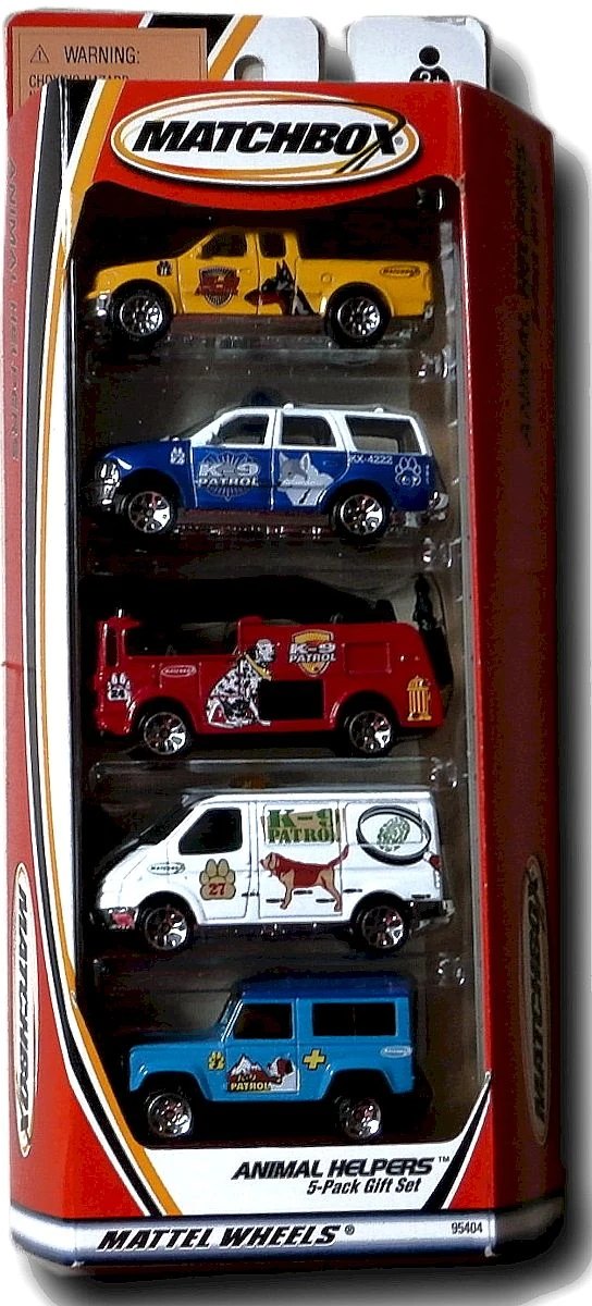 Hot Wheels Animal Helpers 5-Pack