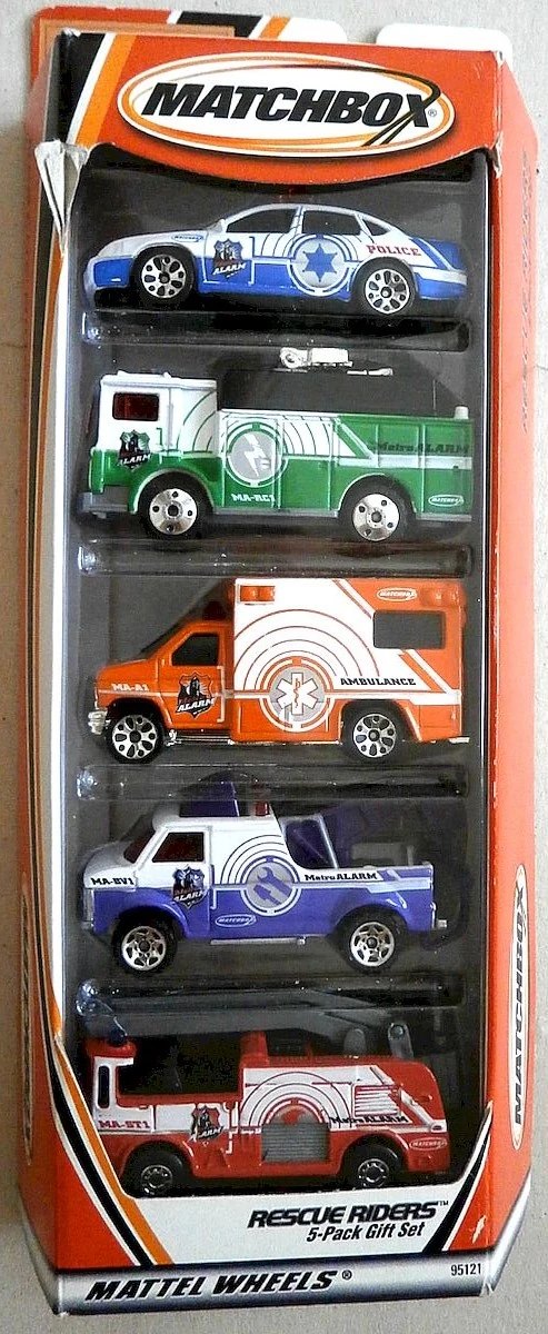 Hot Wheels Rescue Riders 5-Pack