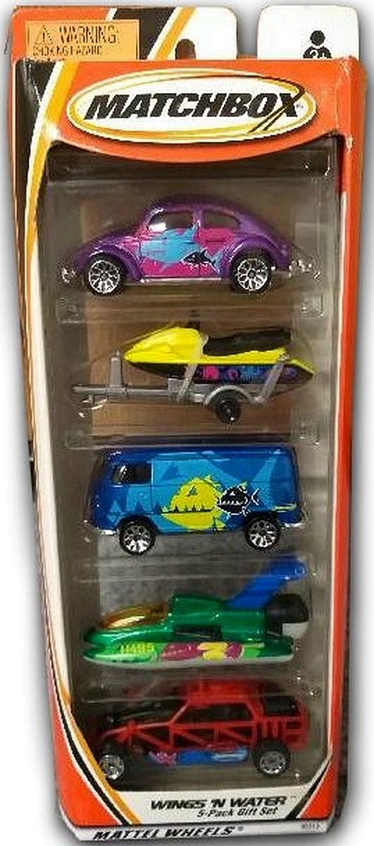 Hot Wheels Wings ´n Water 5-Pack