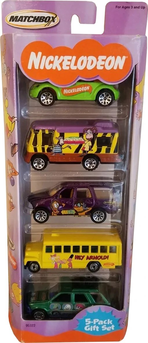 Hot Wheels Nickelodeon 5-Pack