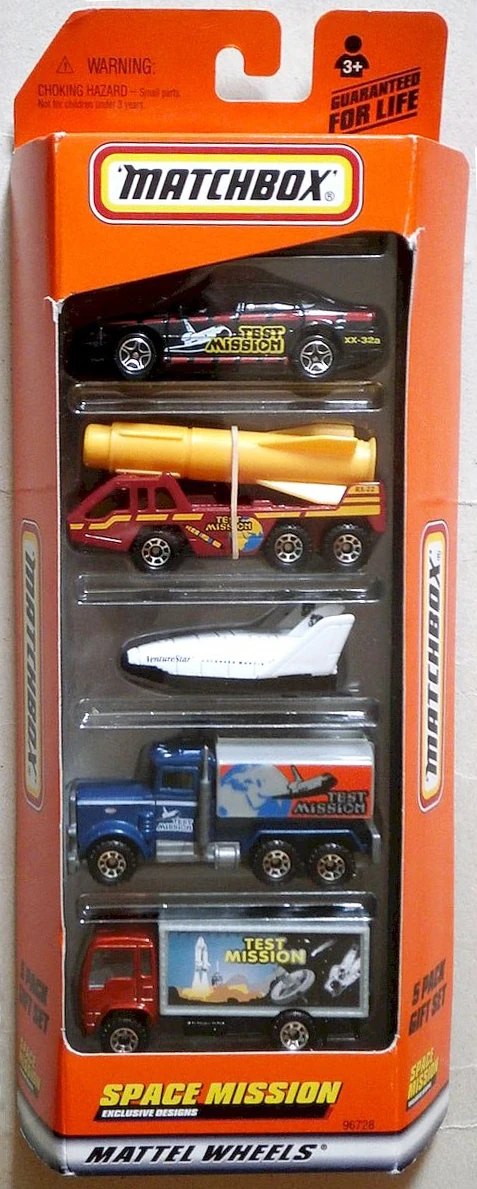 Hot Wheels Space Mission 5-Pack