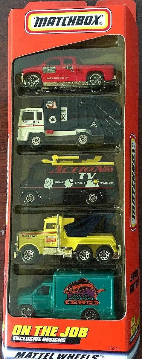 Hot Wheels On The Job 5-Pack