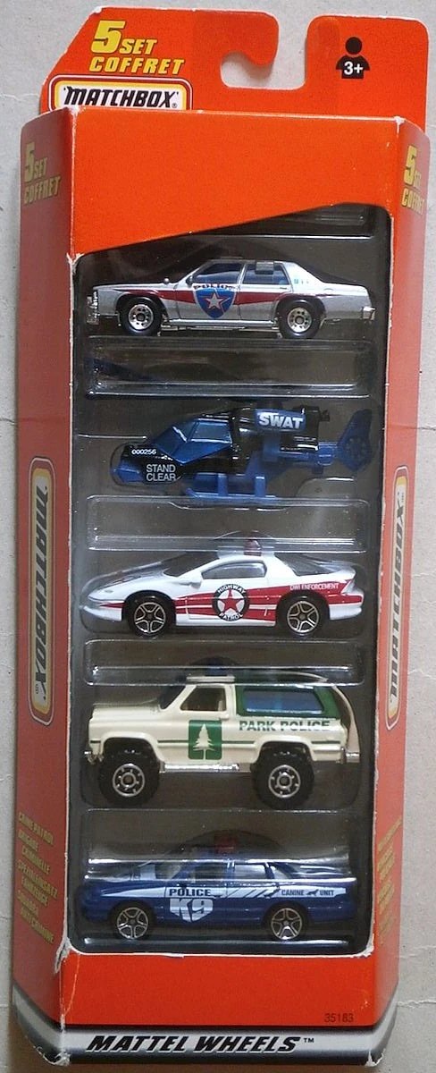 Hot Wheels Crime Patrol 5-Pack