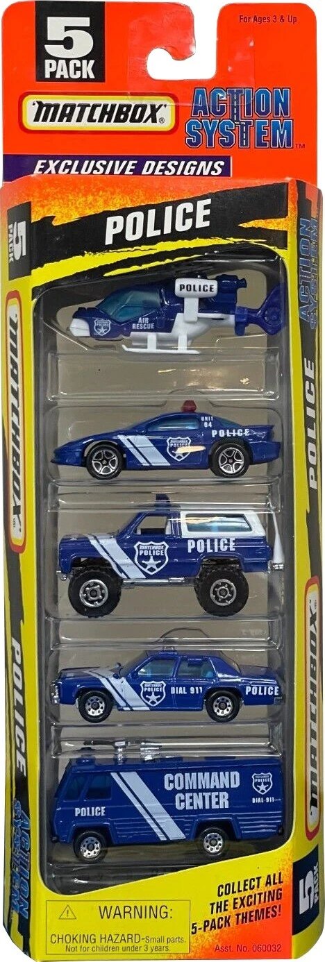 Hot Wheels Police 5-Pack