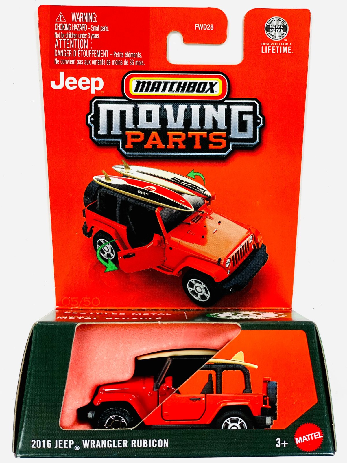 Hot Wheels 2016 Jeep Wrangler Rubicon