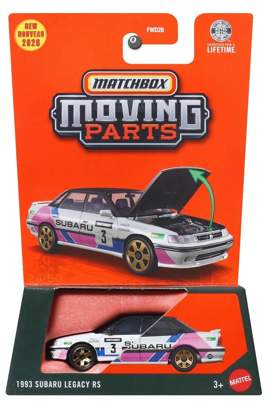 Hot Wheels 1993 Subaru Legacy RS