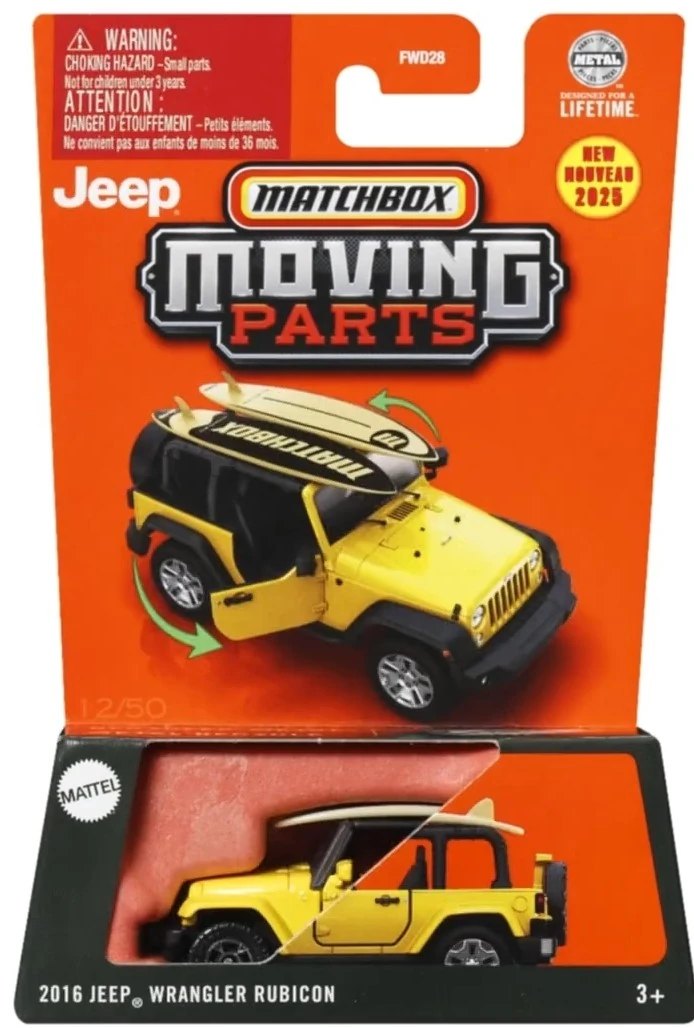 Hot Wheels 2016 Jeep Wrangler Rubicon