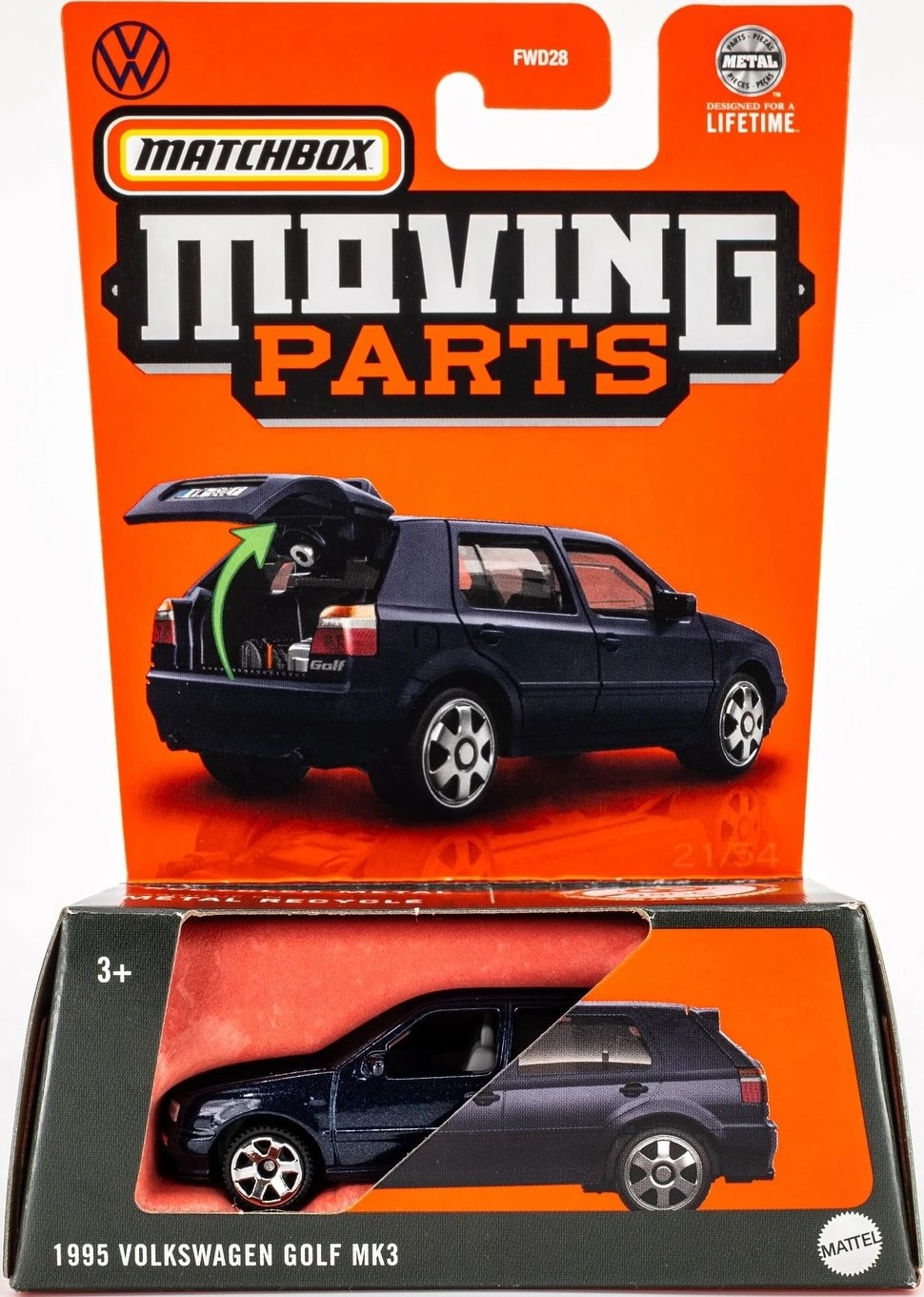 Hot Wheels 1995 Volkswagen Golf MK3