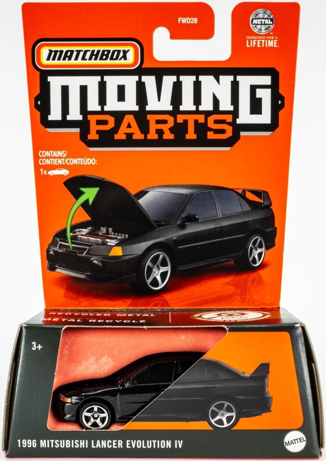 Hot Wheels 1996 Mitsubishi Lancer Evolution IV