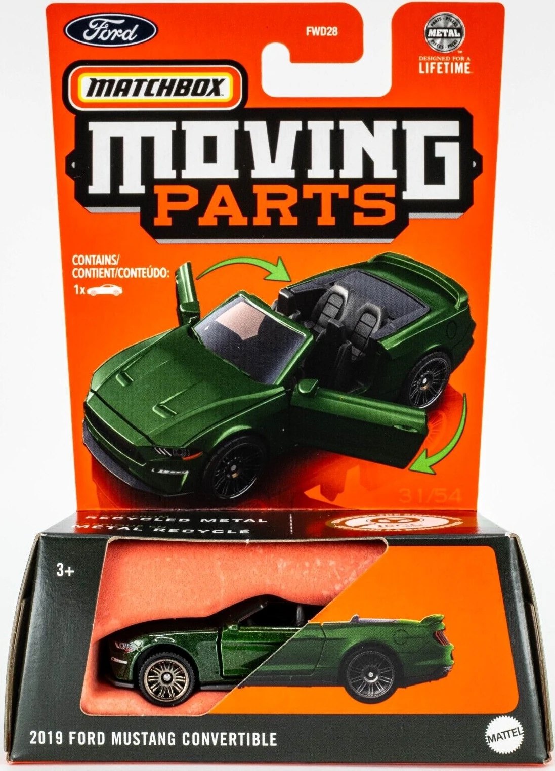 Hot Wheels 2019 Ford Mustang Convertible