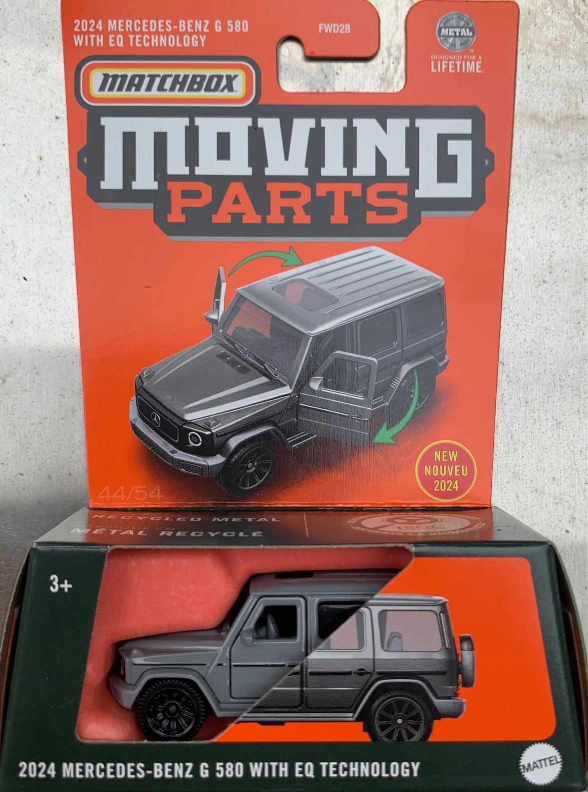 Hot Wheels Mercedes-Benz G 580 with EQ Technology