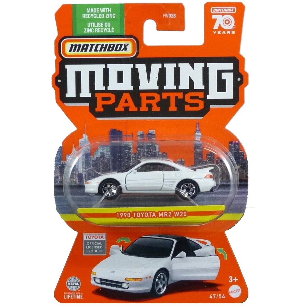 Hot Wheels 1990 Toyota MR2 W20